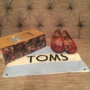Toms multi color Lina Ballet Flats
